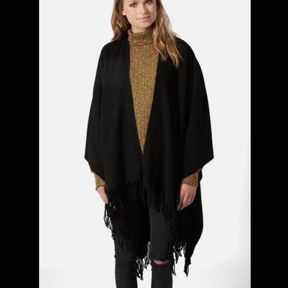 Topshop blanket poncho/wrap